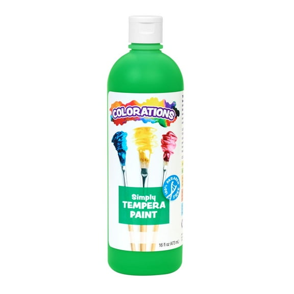Colorations Paraben-Free Simply Tempera - 16oz Green