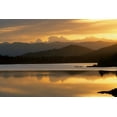 thumbnail image 2 of Delimont, Danita 32x23 Black Ornate Wood Framed with Double Matting Museum Art Print Titled - Sunset at Rainbow Lake, 2 of 4