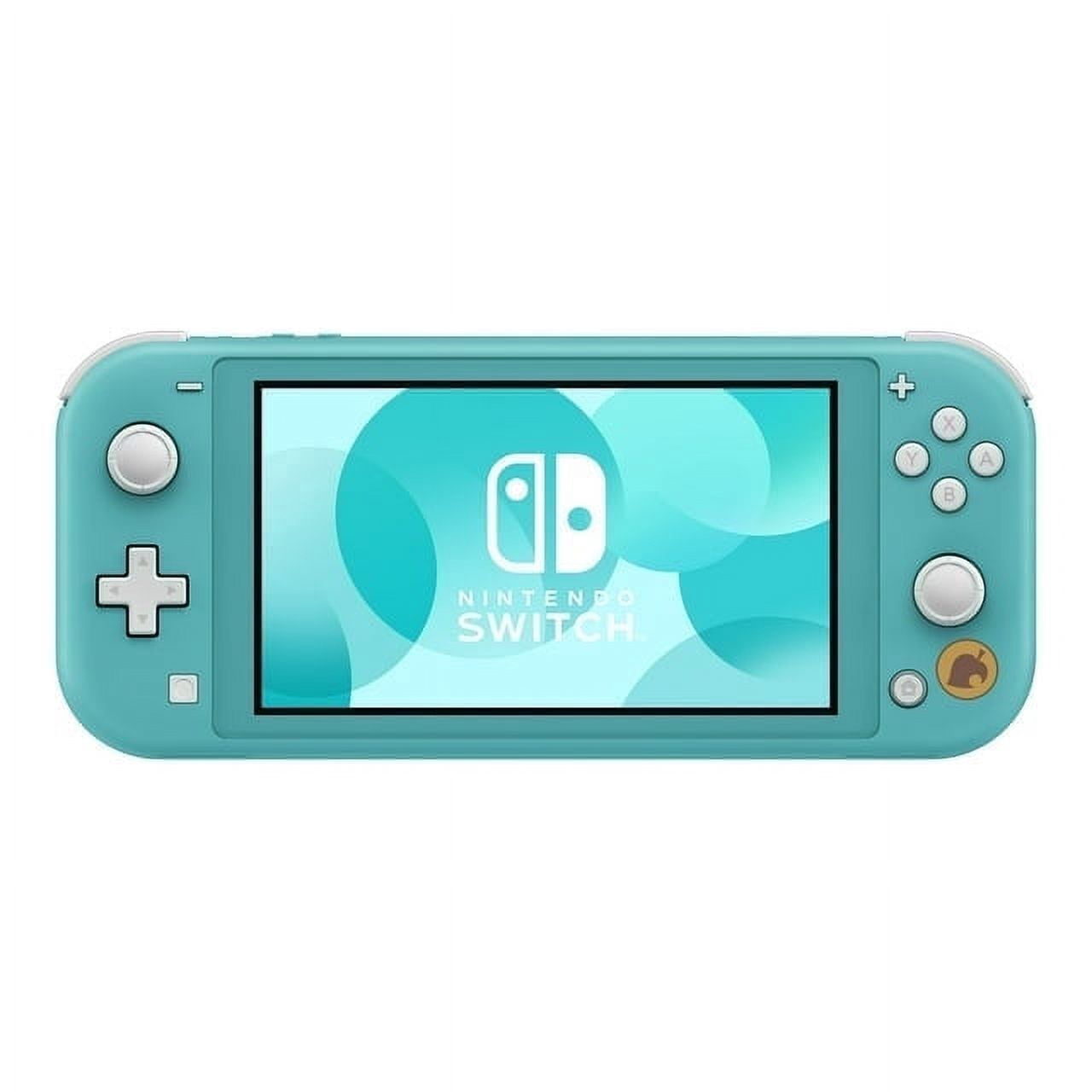 Restored Nintendo Switch Lite Console, Turquoise - Animal Crossing: New Horizons Bundle - Timmy and Tommy's Aloha Edition - International Spec (Functional in US) (Refurbished)