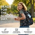 thumbnail image 6 of FKELYI Blue Dinosaur Skeleton Print Kids Backpack for Boys 17 Inch School Backpacks Spacious Bookbag Boys Age 6-16 Casual Daypack for Elementary Student, 6 of 7