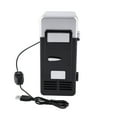 thumbnail image 1 of SUTENGDA Mini USB Fridge LED Compact Portable Skin Care Refrigerator USB Refrigerator Drinks Beverage Cans Refrigerator and Heater for Home  Office  Car and College Dorm Room[black], 1 of 9