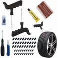 thumbnail image 1 of Kit de reparación de neumáticos Bntyok con tornillos de goma, 50 piezas para auto, 1 of 9