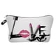 thumbnail image 2 of Bolsa Neceser de almacenamiento de artículos de tocador cosmético con estampado de ojos y labios, de maquillaje para mujer (41173) Likrtyny  Para Estrenar, 2 of 4