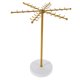 thumbnail image 4 of Soporte giratorio para collares: expositor de joyas, organizador de pulseras, torre colgante con ganchos y base redonda para colección de joyas., 4 of 7