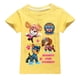 thumbnail image 5 of Camiseta de la Patrulla Canina para niños, camiseta de verano con dibujos animados de Anime, patrón canino de la patrulla, 100% de algodón con cuello redondo, manga corta, regalo para niño y niña, 5 of 5