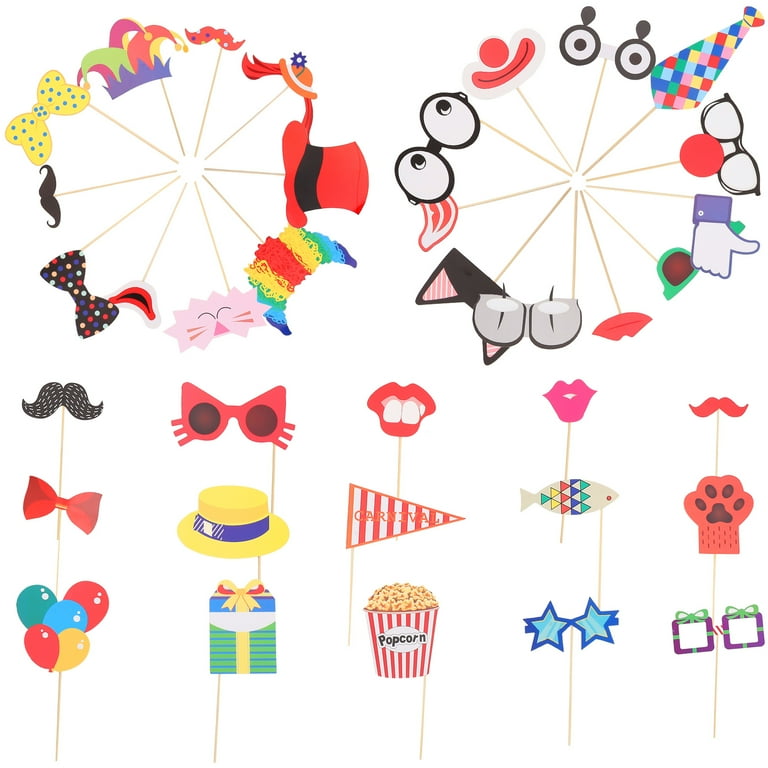 Circus Carnival Photo Booth Props (36Pcs) for Parties & Events - Walmart.com circus-carnival-photo-booth-props-36pcs-for-parties-events-walmart-com