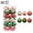 Colorful, variant on 30 Pieces Christmas Balls Xmas Tree Ornaments Balls Colorful Ball Decoration Pendant for Holiday Party Decor