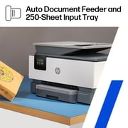 HP OfficeJet 9122e Wireless All-in-One Color Inkjet Printer, Scanner, Copier, Fax, ADF, 3 months Instant Ink