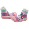 thumbnail image 3 of Skidders Baby Girls' Slippers - Non-Skid Slipper Sock House Shoe Booties Size: 12-24M, Size 12 Months, Unicorn, 3 of 5