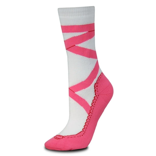 FBF Originals Ballet Slipper White Medium Socks