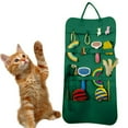 thumbnail image 1 of Bolsa de pared para guardar juguetes para gatos con diseño plegable y tela fácil de limpiar para organizar el espacio de juego de tu mascota. Organizador colgante duradero para múltiples, 1 of 7