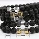 thumbnail image 4 of 3pcs Traintough Dumbbell Bracelet, High Quality Men Beaded Bracelet Volcanic Lava Stone Dumbbell Bracelet Gifts For Men, 4 of 4