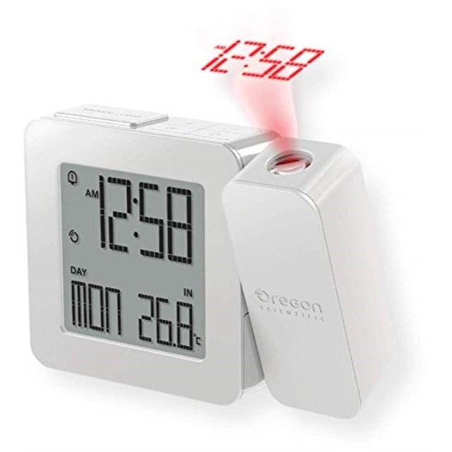 Oregon Scientific Rm338pa W Model Rm338 Proji Projection Atomic Alarm Clock Indoor Temperature Calendar Snooze Functions Dual White Com - Atomic Dual Alarm Clock With Projection Oregon Scientific Rm338pa W Model Rm338 Proji Projection Atomic Alarm Clock Indoor Temperature Calendar Snooze Functions Dual White Com - Atomic Dual Alarm Clock With Projection