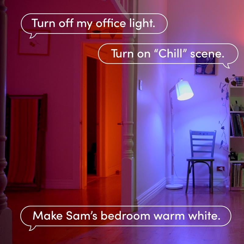 LIFX Smart Home A19 E26 (Medium) Smart-Enabled LED Bulb Color Changing 75 Watt Equivalence 1 pk