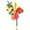 Light Purple, variant on Outdoor Three Cartoon Pattern Optional Windmill Children's Toy Yard Birthday Decorations Outdoor Chicken And Helicopter Recycled Metal Whirligig Garden Stick Decorations Whirligigs Garden Wooden