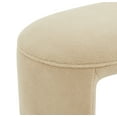 thumbnail image 5 of SAFAVIEH Couture Vivie Solid Faux Shearling Modern Bench, Tan, 5 of 6