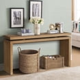 thumbnail image 3 of MDQMD 60'' Extra-Long Farmhouse Console Table for Entryway,Brown Narrow Sofa Table for Living Room,Hallway, 3 of 6