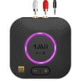 thumbnail image 1 of Receptor Bluetooth 5.2 1Mii B06S+, adaptador de audio Bluetooth HiFi con LDAC, aptx HD y aptx de baja latencia, audio de alta resolución de largo alcance con control de volumen, salidas de 3,5 mm y RC, 1 of 5