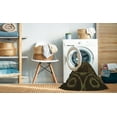 thumbnail image 2 of Ahgly Tapis Rectangulaire Lavable en Machine Intérieur Transitionnel Chêne Brun, 2 Pieds x 4 Pieds, 2 of 7
