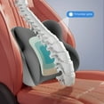 thumbnail image 5 of Aodebiao Ergonomic Car Seat Cushion Set - Lumbar Support & Neck Pillow for Driving Comfort - Breathable Flock Cover with Memory Foam, 5 of 6