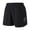 Black, variant on Fengqque Women's Plus Size Quick Dry Athletic Shorts Camping Travel Golf Zipper Pockets Water Resistant Shorts Purple XL(XL)