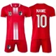 thumbnail image 5 of Conjunto de camiseta de fútbol para hombres y niños, chándal de fútbol, kit de camiseta de secado rápido, transpirable, uniforme de entrenamiento de equipo para hombres y niños, 5 of 5