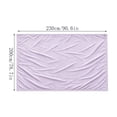 thumbnail image 3 of Manta Fresca para Quienes Pasan Calor Al Dormir: Tejido Transpirable Que Absorbe El Calor y Elimina La Transpiración Nocturna. Manta Ligera de Verano para Las Noches Cálidas. Poliéster Suave para El, 3 of 7