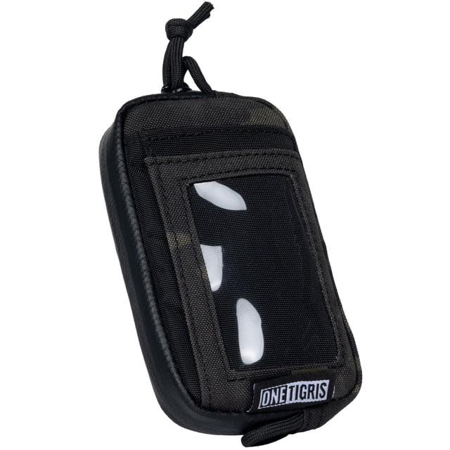 Cartera minimalista ONETIGRIS de nailon con cierre para bolsillo delantero