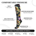 thumbnail image 2 of Pofeuu Butterfly Wild Insect Print Compression Socks for Women & Men Circulation - Best Support for Nurses,Running,Athletic,Sports, 2 of 7