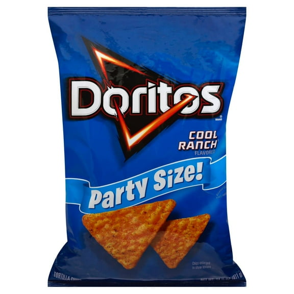 3 Pack of Doritos Cool Ranch Tortilla Chips - Party Size - 14.5 oz (Packaging Varies)