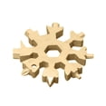 thumbnail image 1 of Multiherramienta Snowflake HUOGUO 18 en 1 de acero inoxidable 420, 1 of 4