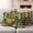 Grass Green Light Yellow Orange, variant on Tropical Plants Outdoor Waterproof Pillow Covers, Summer Botanical Animals Flowers Leaves Decorative Rectangle Throw Pillowcase Sofa Cushion Sham for Patio/Couch/Chair, 20"x12" 2 Pack