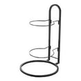 thumbnail image 3 of bedienty 2 Tier Ball Rack Garage Kindergarten Basketball Storage Shelf Home Room Black 23.5x44.5cm, 3 of 6