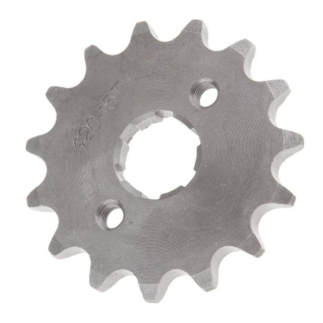 Piñón De Rueda Dentada 15T Modificación De Motocicleta Repuesto Parte Ligero Zulema Piñón delantero de 15 dientes