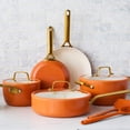 thumbnail image 3 of GreenPan 10-Piece Reserve Pro Cookware Set, Ceramic Nonstick, Oven Safe, Dishwasher Safe, Harvest, 3 of 12