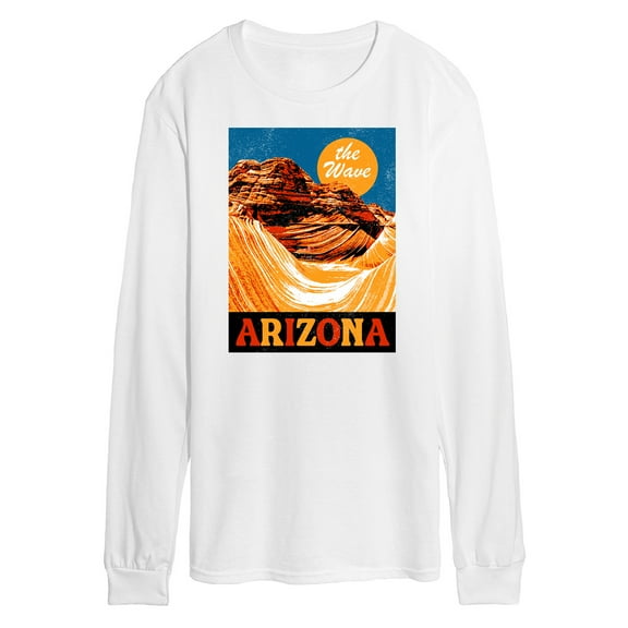 Instant Message - The Wave Arizona - Men's Long Sleeve T-Shirt