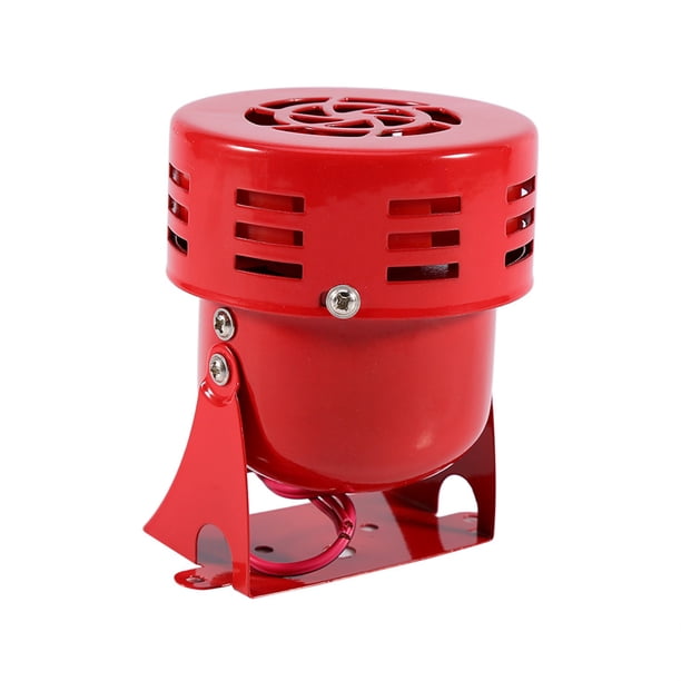 Bocina de Sirena de Aire Roja, 12 V, Coche Eléctrico, Camión, Motocicleta, Sirena de Ataque Aéreo, Alarma de Bocina Fuerte de Los Años 50, Sirena de Alarma de Bocina Impulsada