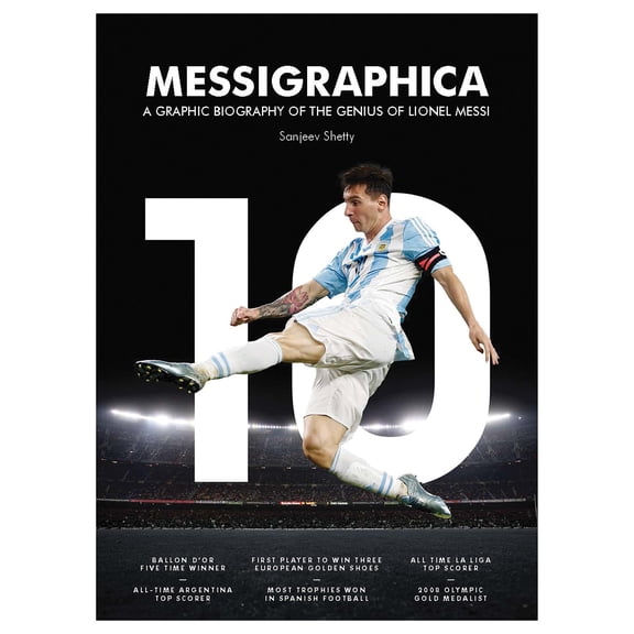 Pre-Owned Messigraphica : A graphic biography of the genius of Lionel Messi (Hardcover)