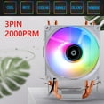 thumbnail image 3 of Enfriador de CPU 2000RPM Radiador Disipador de calor Caja de PC de escritorio Ventilador silencioso Ventilador para AMD Barbie Nuevos Originales, 3 of 9