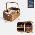 thumbnail image 3 of Best Choice Products Diaper Caddy Organizer for Baby, Large Portable Nursery Organizer w/ Divider & Handles - Chestnut, 3 of 9