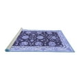 thumbnail image 2 of Ahgly Company Machine Washable Indoor Rectangle Abstract Blue Modern Area Rugs, 6' x 9', 2 of 4