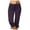 Purple, variant on Aboser Women's Capri Sweatpants with Pockets Casual Knee Length Joggers Drawstring Low Rise Capris Pants Lightweight Sports Cropped Trousers