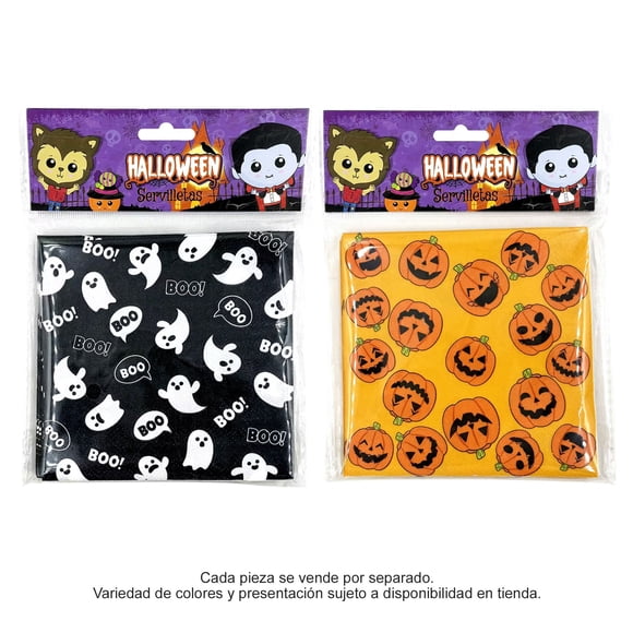 Servilletas Prichos Halloween de Papel Multicolor Varios Modelos 16 Piezas