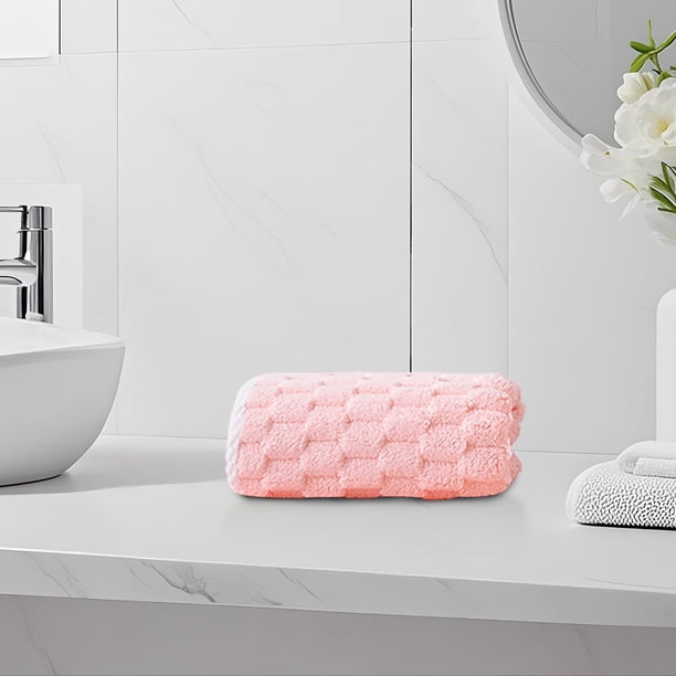 Soft Fleece Face Towel Super Absorbent Dry Facial Cleaning Towel Gentle Friendly Wash Cloth For Home Bathroom Daily Use