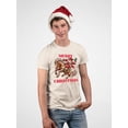 thumbnail image 2 of Cowboy Santa Xmas - Merry Christmas T-shirt Men's, 2 of 4