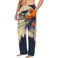 thumbnail image 6 of Hirioo American Bald Eagle A for Men's PJ Pajama Pants Sleep Pants Men's Home Trousers with Pockets,S-3XL-3X-Large, 6 of 6