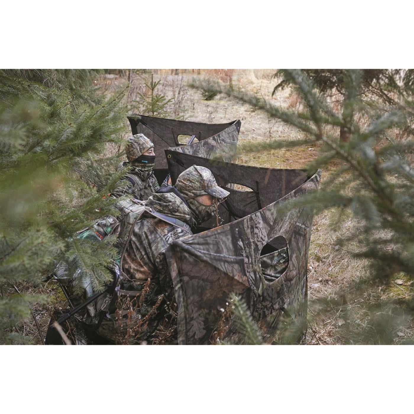 Guide Gear Dual Hub Hunting Blind Mossy Oak Break-Up Country