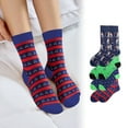 thumbnail image 2 of Men's Creative Golfing Themed Middle Calf Socks Breathable Cotton Blend Athletic Socks for Sports and Casual Wear, 2 of 7