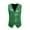 Green, variant on Mens Sequins Vest V-neck Shiny Waistcoat