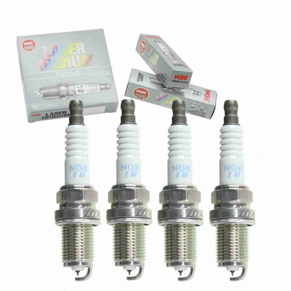 4 pc NGK 2687 Laser Iridium Spark Plugs for 4504 4702 F6DTC1 IK20TT MN163236 PK20TT Ignition Wire Secondary Fits select: 2008-2010 MITSUBISHI LANCER, 2004-2008 MITSUBISHI ENDEAVOR